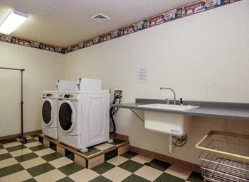 Coin-operated laundry facilities